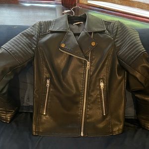 Topshop leather jacket